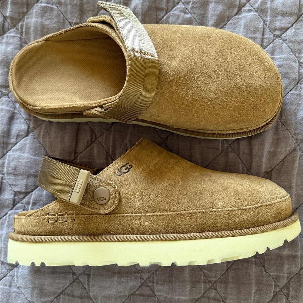 UGG Women’s Goldenstar Clog in Chestnut - Picture 3 of 5